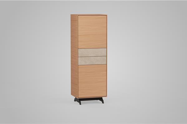 Bergkast 1-deurs - Eiken meubels